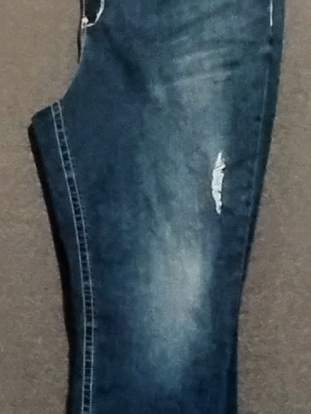 Lane Bryant Distressed Jean Capris